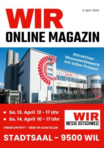 WIR ONLINE MAGAZIN vom 9. April 2024