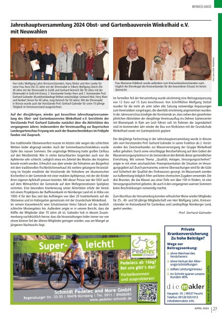 Reichswaldblatt - April 2024