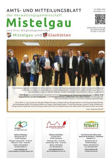 Amtsblatt Mistelgau und Glashütten April-2024