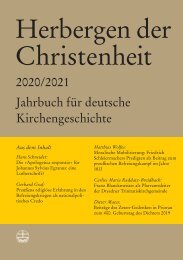 Markus Hein | Stefan Michel (Hrsg.): Herbergen der Christenheit 2020/2021 (Leseprobe)