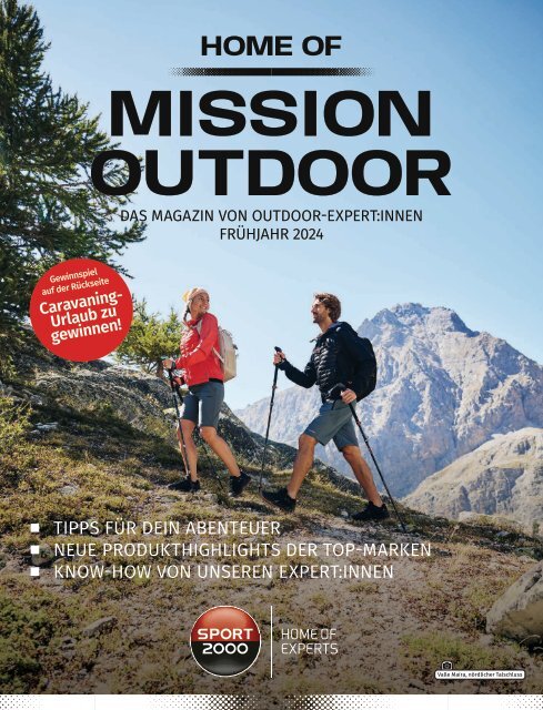 Mission Outdoor FS24 – Dein Outdoor Magazin Frühjahr Sommer 2024