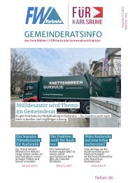Mülldesaster wird Thema im Gemeinderat. Gemeinderatsinfo #12 | 2024