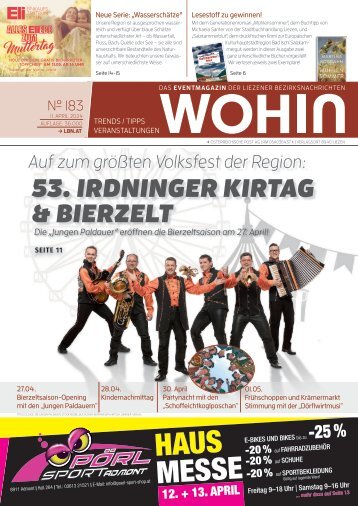 WOHIN Nr. 183 I April 2024