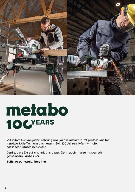 METABO Specials 1/2024 - Aktuelle Neuheiten und Aktionen jetzt bei Deterding