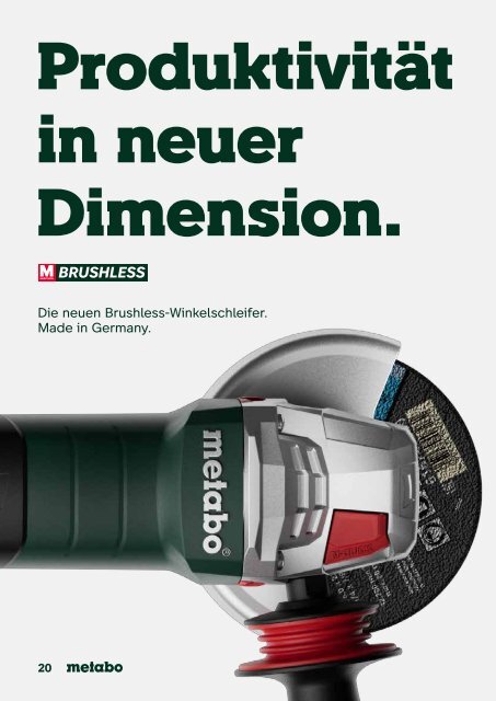 METABO Specials 1/2024 - Aktuelle Neuheiten und Aktionen jetzt bei Deterding