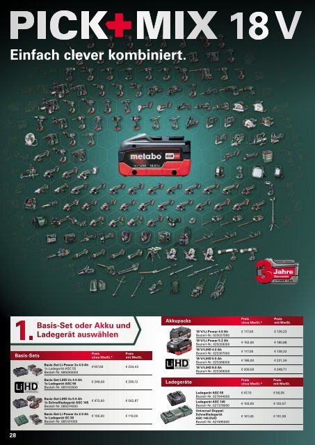 METABO Specials 1/2024 - Aktuelle Neuheiten und Aktionen jetzt bei Deterding