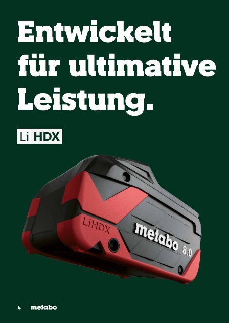 METABO Specials 1/2024 - Aktuelle Neuheiten und Aktionen jetzt bei Deterding