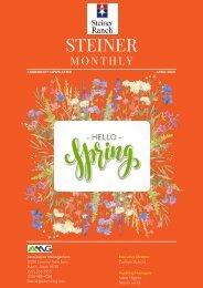 SRMA Monthly Newsletter -  April