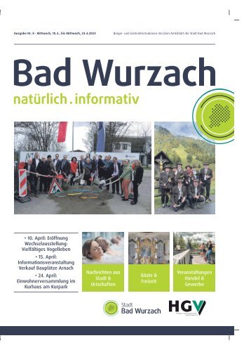 10.04.2024 Bürger- und Gästeinformation Bad Wurzach