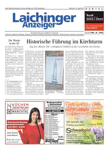 10.04.2024 Laichinger Anzeiger