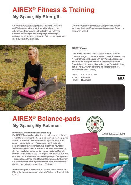 AIREX® FIBO 2024 Sonderveröffentlichung by Kübler Sport®