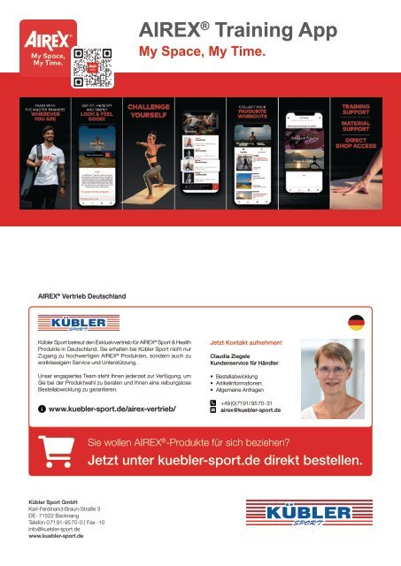 AIREX® FIBO 2024 Sonderveröffentlichung by Kübler Sport®