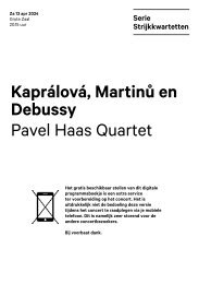 2024 04 13 Kaprálova, Martinu en Debussy - Pavel Haas Quartet