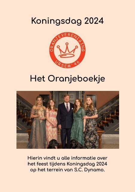 Oranjevereniging Ursem - boekje