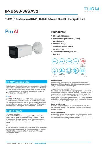 IP-B583-36SAV2 Datenblatt