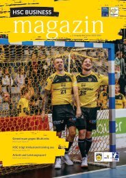 HSC-Businessmagazin 2. Ausgabe Saison 23/24