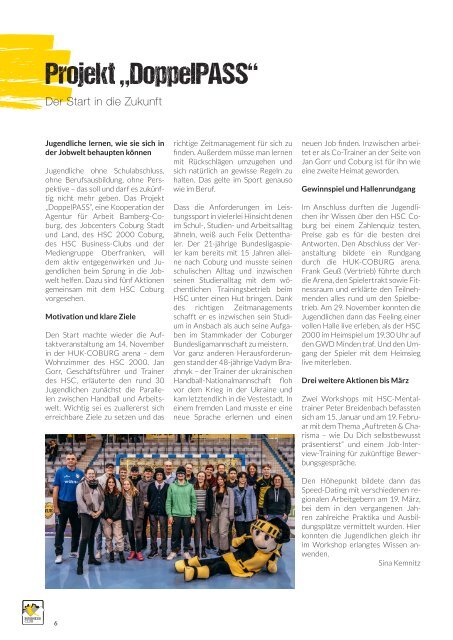 HSC-Businessmagazin 2. Ausgabe Saison 23/24