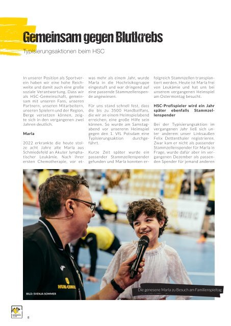 HSC-Businessmagazin 2. Ausgabe Saison 23/24