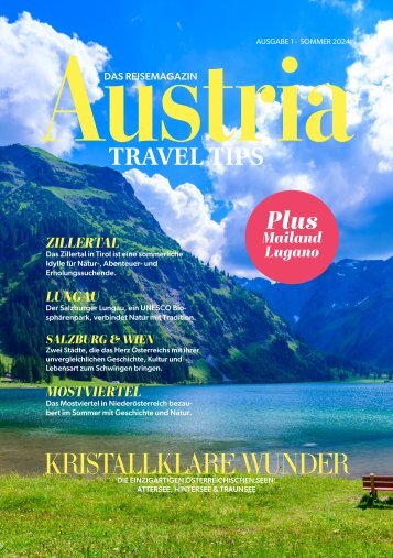 Austria Travel Tips  - Sommer 2024