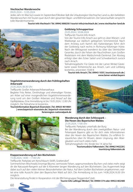 Goldsteig Wandermagazin