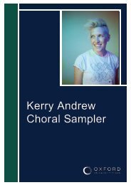 Kerry Andrew choral sampler