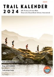 Trail Kalender 2024 Vorschau