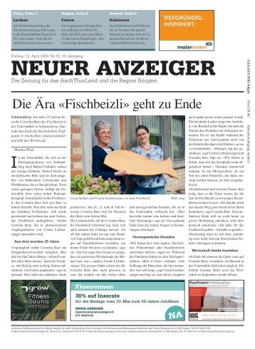 Neuer Anzeiger 12. April 2024