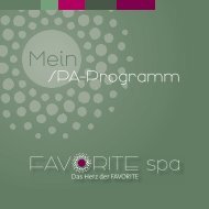 Favorite Spa Programm 2024