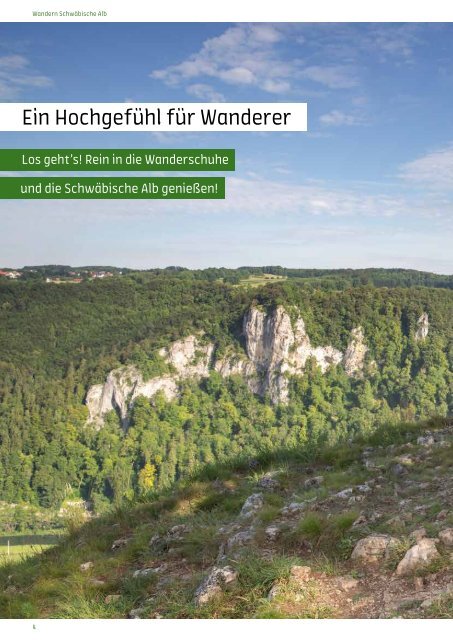 Wandern Schwäbische Alb • Offizielles Wandermagazin