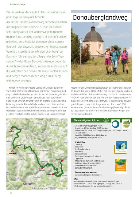 Wandern Schwäbische Alb • Offizielles Wandermagazin