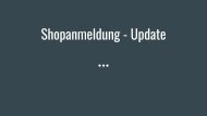 Shopanmeldung neu