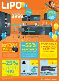 lipo catalogo Offerta su tutti i letti e le cucine 