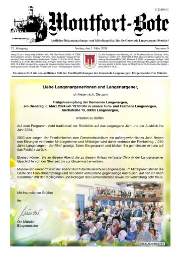 11.04.2024 Montfort-Bote