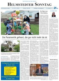 Helmstedter Sonntag Ausgabe 14.04