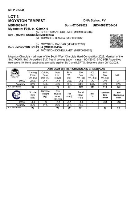 Charolais catalogue 19.04