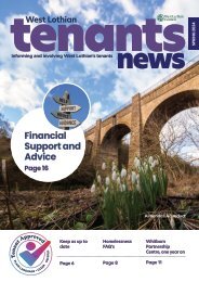 West Lothian Tenants News - Spring 2024 Edition