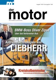 der motor – Ausgabe 1/24 – Kommunikation für die Branche