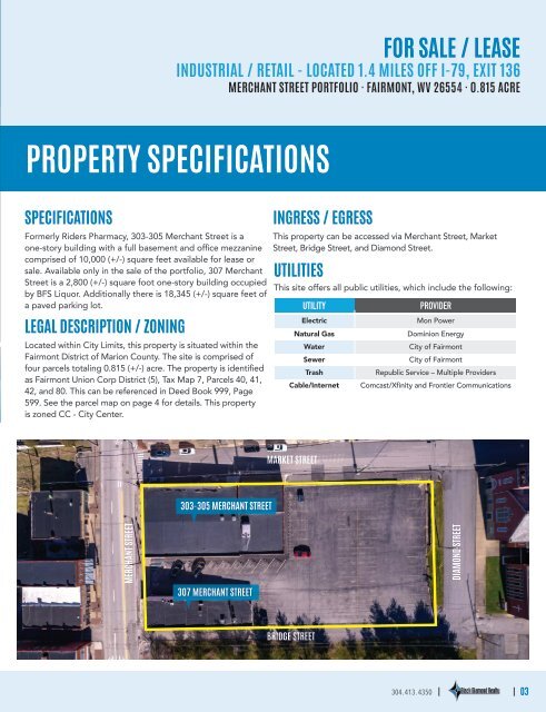 Merchant Street Portfolio Marketing Flyer