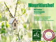 Mauritiushof Naturmagazin Ausgabe 2/2024