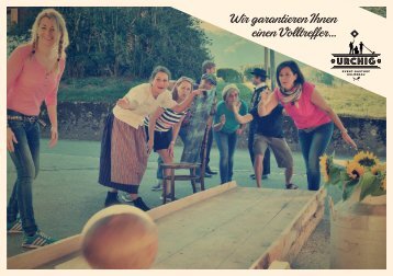 Herzlich Willkommen im URCHIG - Wir garantieren Ihnen einen Volltreffer!