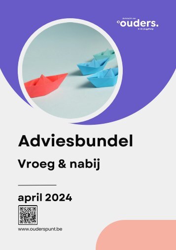 Adviesbundel Vroeg en nabij 