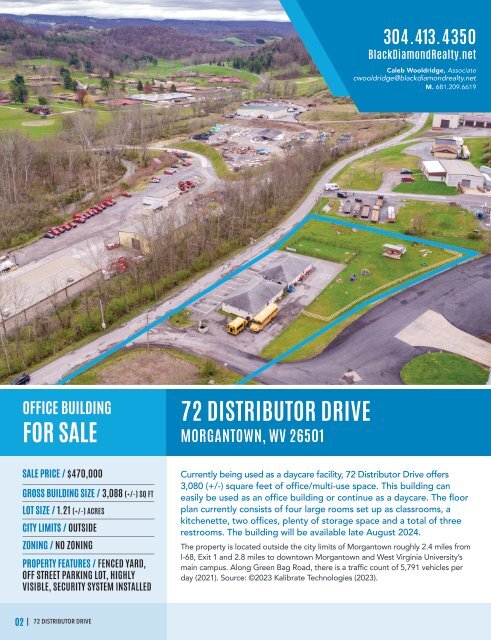72 Distributor Drive Marketing Flyer