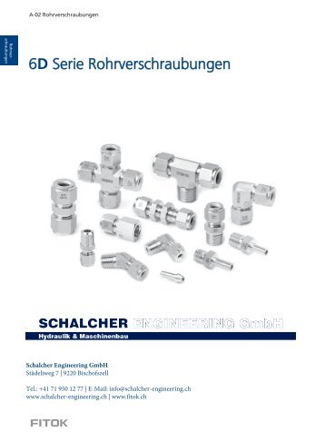 6D Serie Rohrverschraubungen FITOK Katalog DE