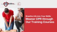 Breathe Life into Your Skills: Master CPR through Our Training Courses
