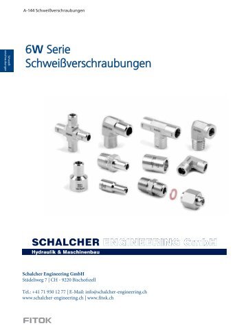 6W Serie Schweissverschraubungen FITOK DE