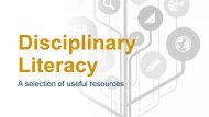 Dliscpinary Literacy  Resources Magazine