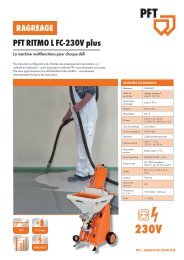 PFT RITMO L FC-230V plus - Ragreage_fr
