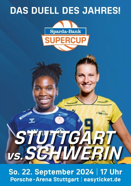 Spieltagsheft Allianz MTV Stuttgart vs. SSC Palmberg Schwerin 