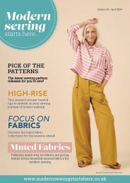 Modern Sewing Starts Here Edition 33