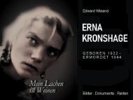 ERNA KRONSHAGE . Mein Lachen ist Weinen